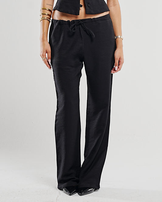 Black Linen Pants